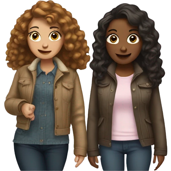 2 girlfriends  emoji