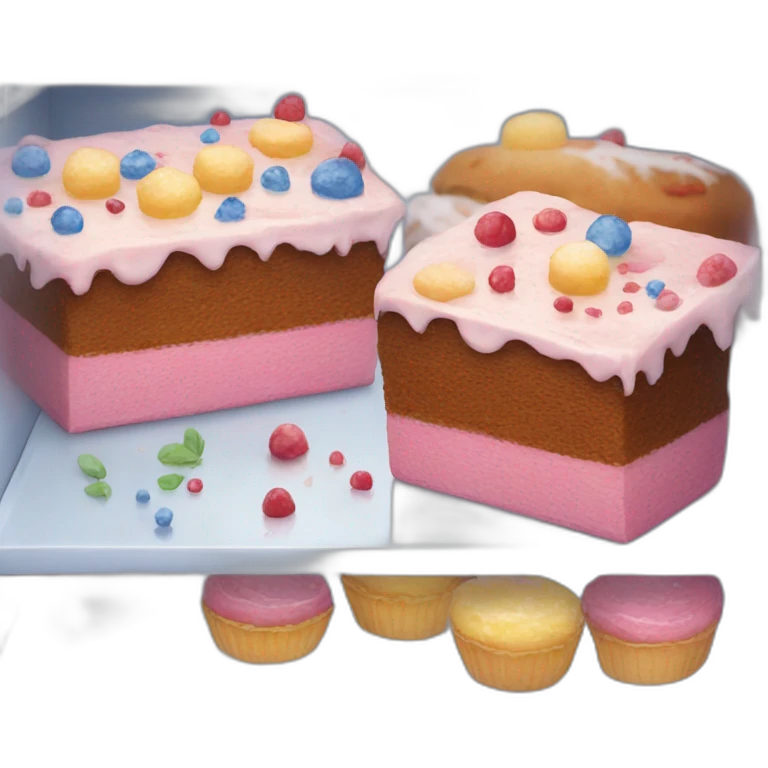 Freezer WITH CAKES emoji