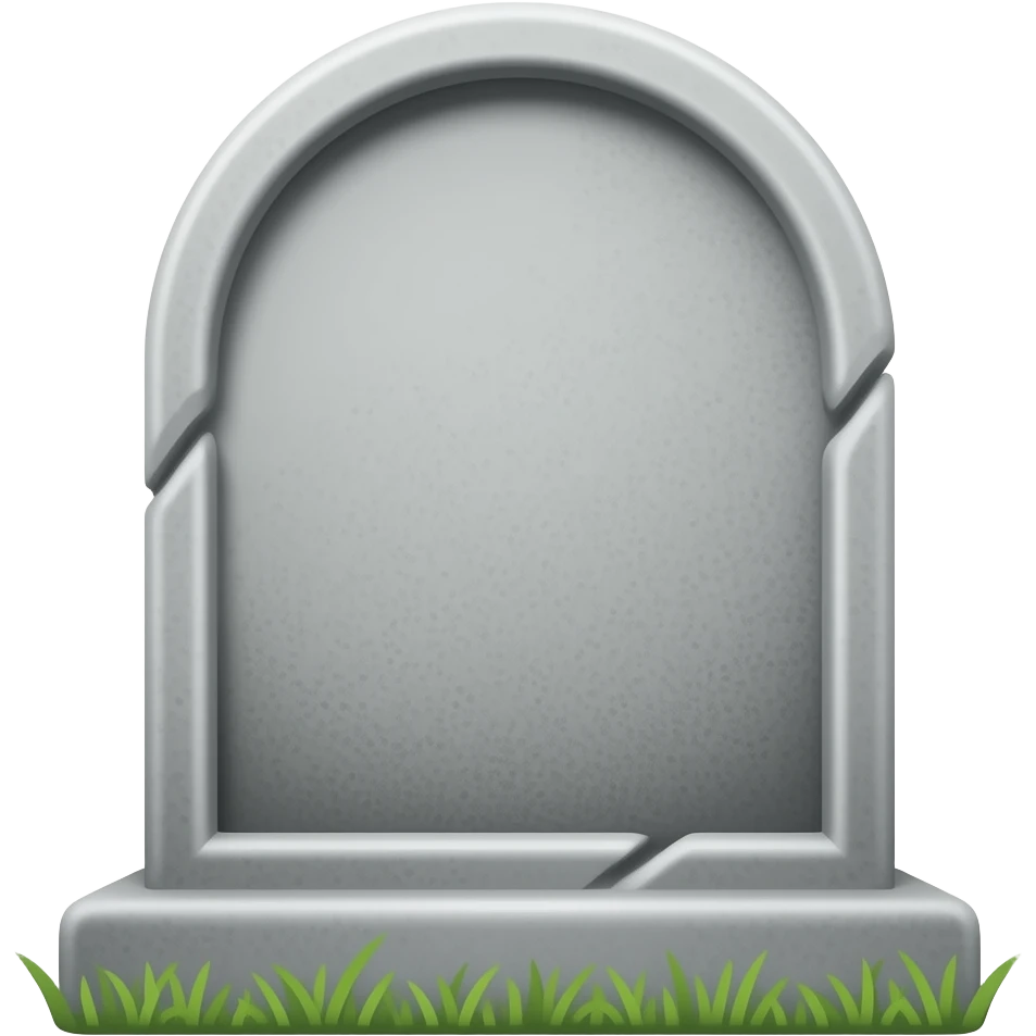 The movie tombstone emoji
