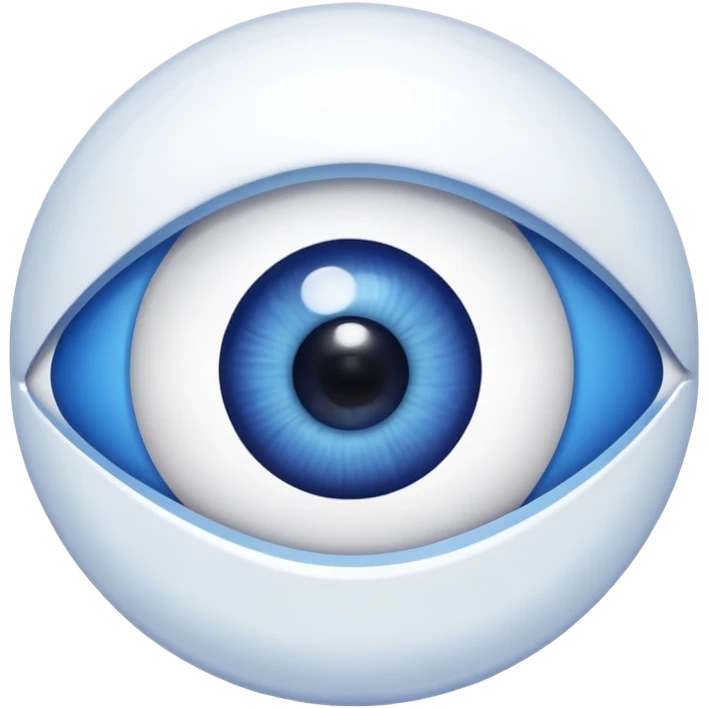 Pill with an eyeball inside  emoji