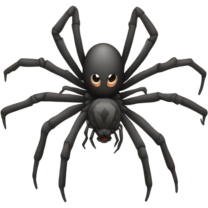 Spider with human legs  emoji