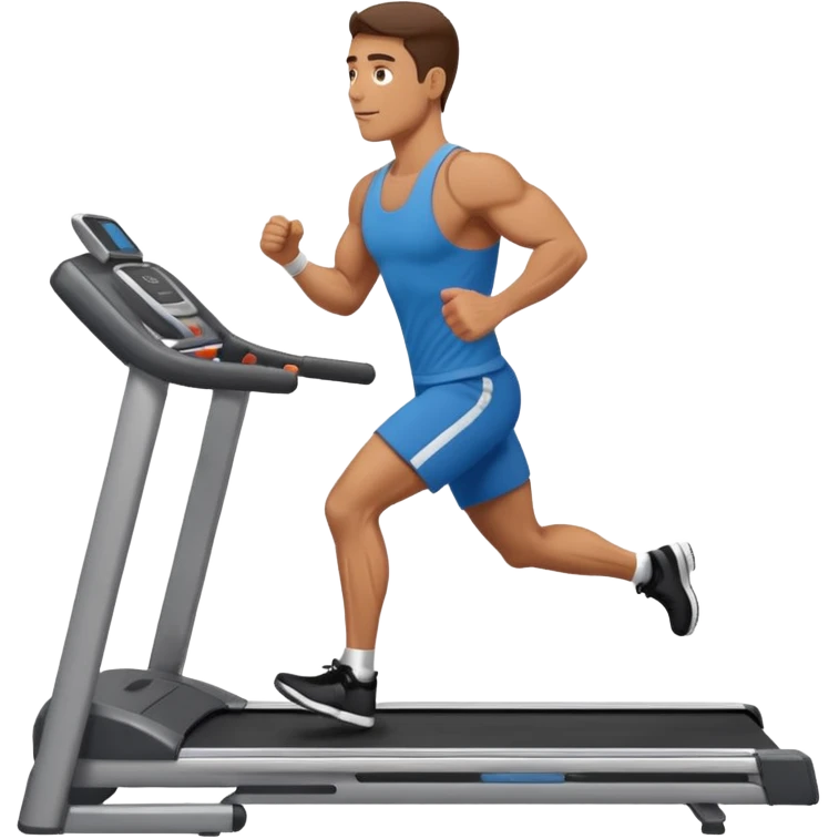 guy working out walking  emoji