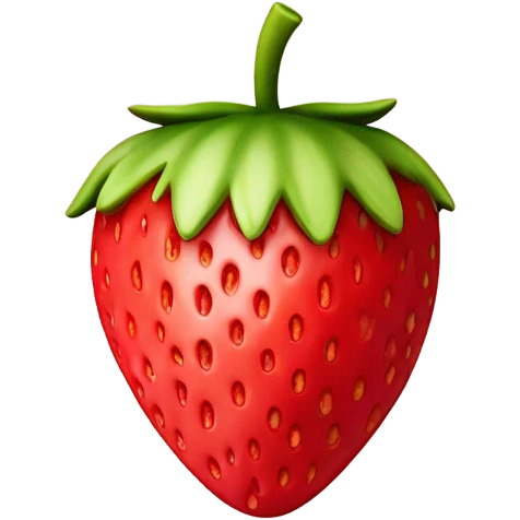 Strawberry macha emoji