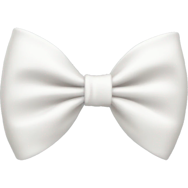 white bow emoji