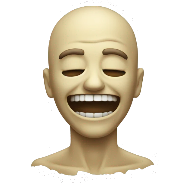 Dead of laughr  emoji