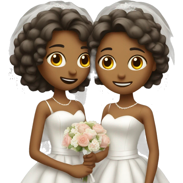 Two girls marriage emoji