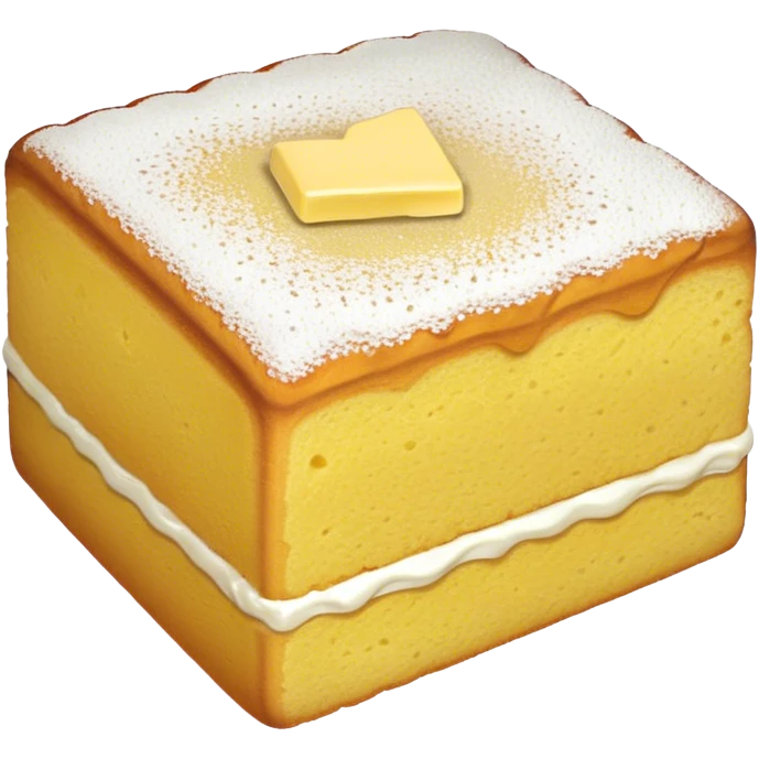sweet simple slice of sponge cake emoji