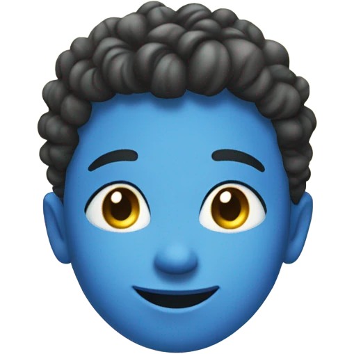cheerful boy under blue sky with a $ on his forehead  emoji