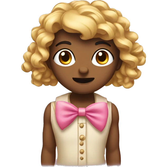 😧 with a bow emoji