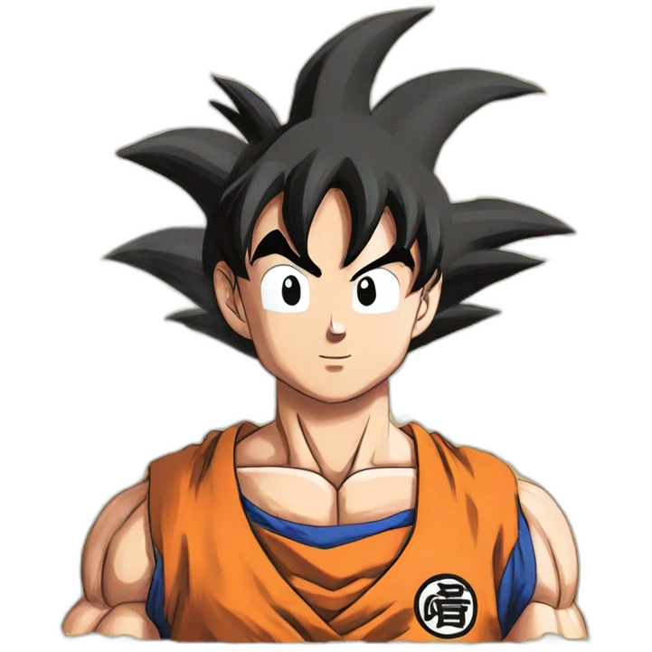 Son goku bonjour emoji