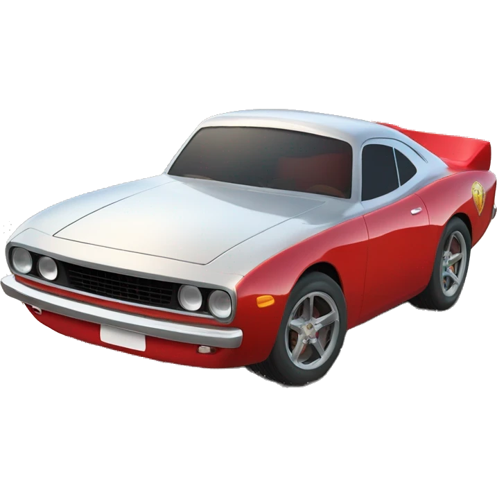 Lightnig McQueen the sport Car ( from cartoon <<Pixar Cars>> ) emoji