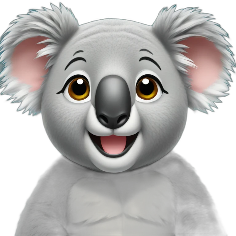koala smile emoji