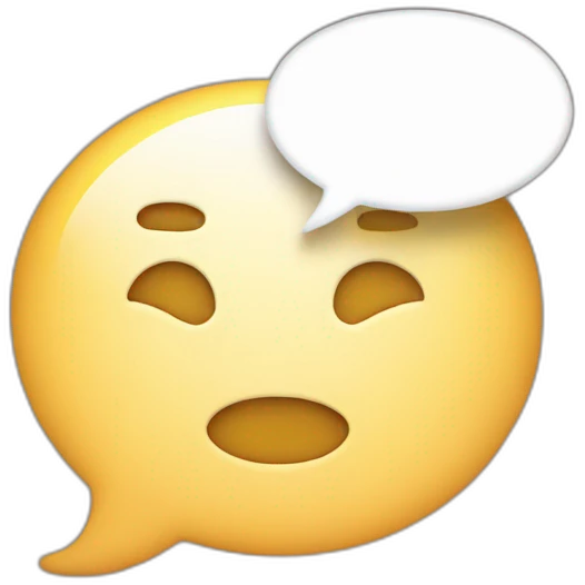 speech bubble emoji