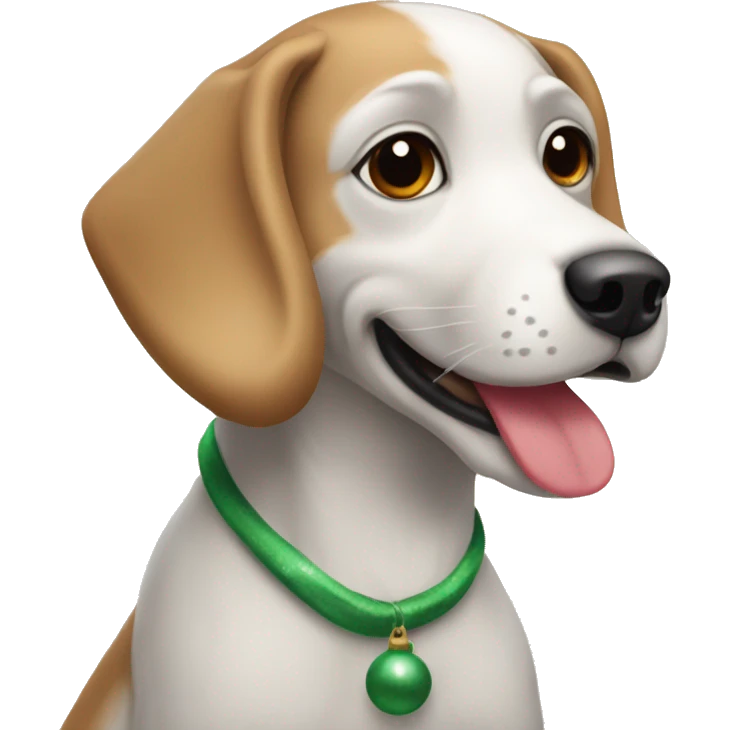 Perrito navideño emoji