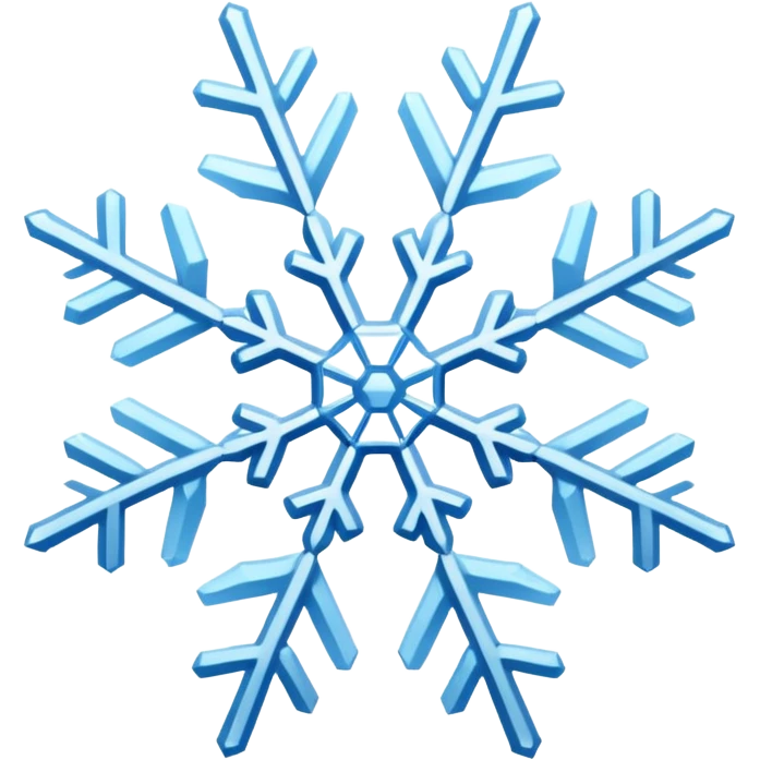 give me a aesthetic snow flake emoji