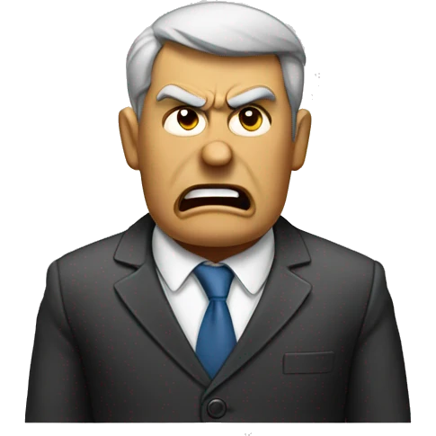 Angry CEO emoji