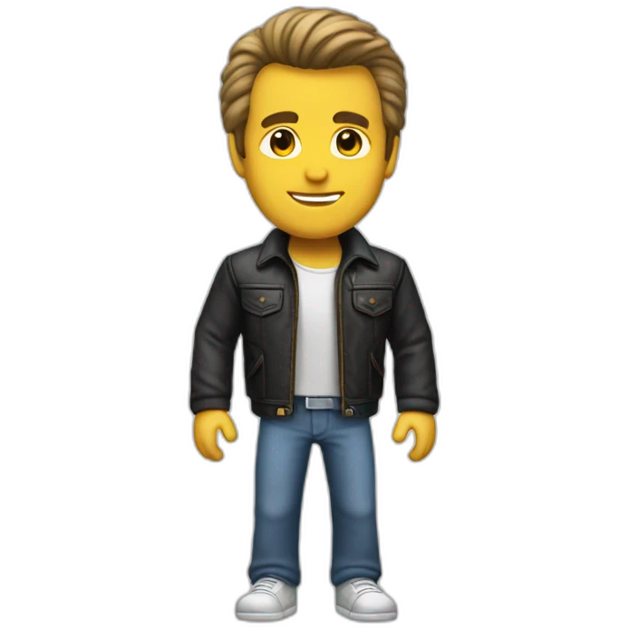 The Fonz full body emoji