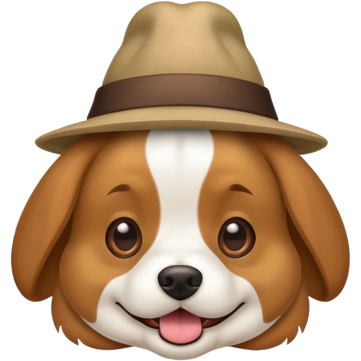 Hund mit Mütze emoji