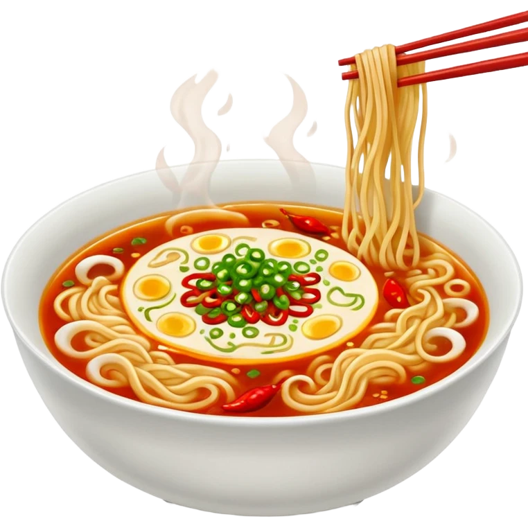 Spicy ramen emoji