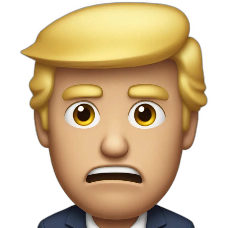Donald Trump very ungry emoji