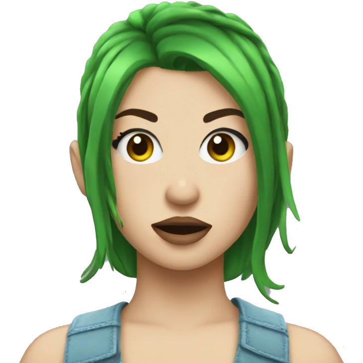 Green brat Charlie xcx emoji