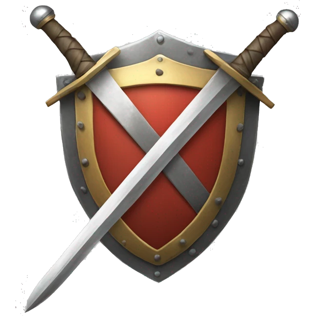 Sword and shield emoji