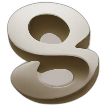 the letter s with a curl like in the @ symbol emoji