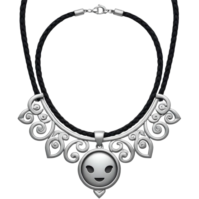 hipster necklace emoji