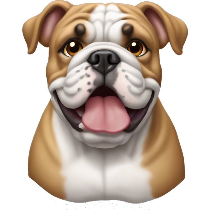 english bulldog  emoji