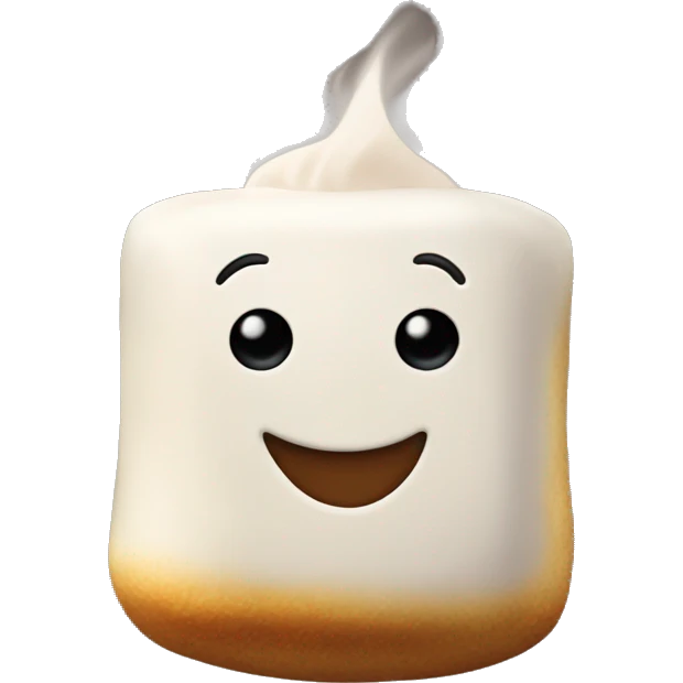Roasted marshmallow  emoji