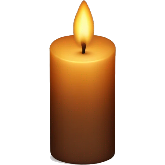 brown candle emoji