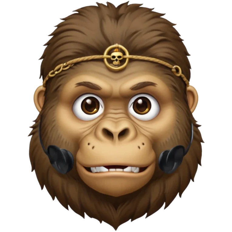 pirate gorilla emoji