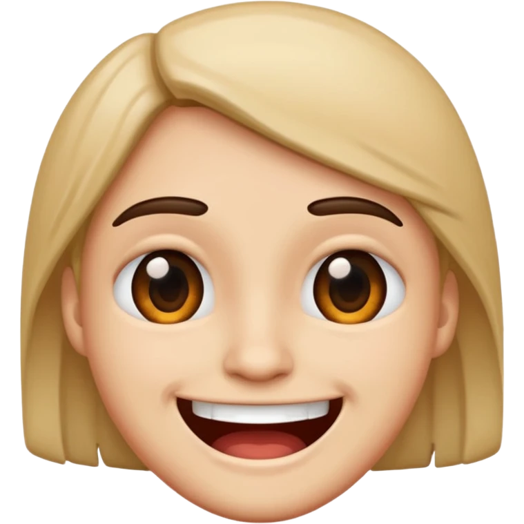 Cringe smile emoji