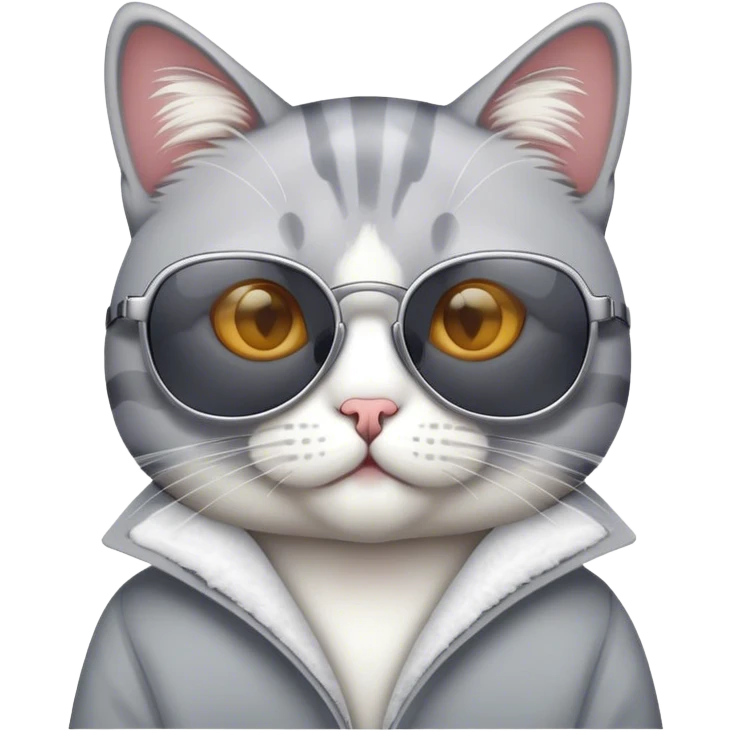 Cat wearing sunglasses emoji