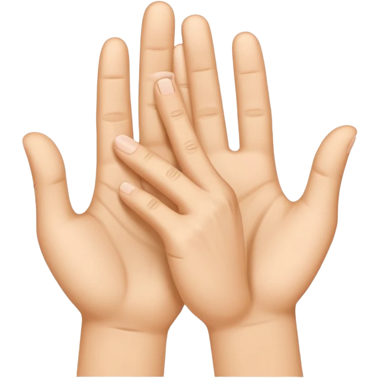 Thumb and index finger touching each other with lines signifying they clapped. emoji