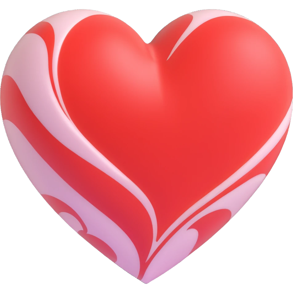 marble heart green emoji