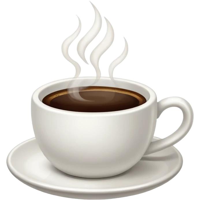 a minimalistic cup of coffee emoji