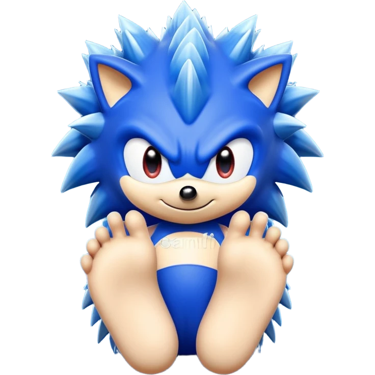 Sonic the hedgehog feet  emoji
