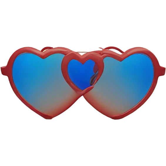 heart blue sunglasses emoji