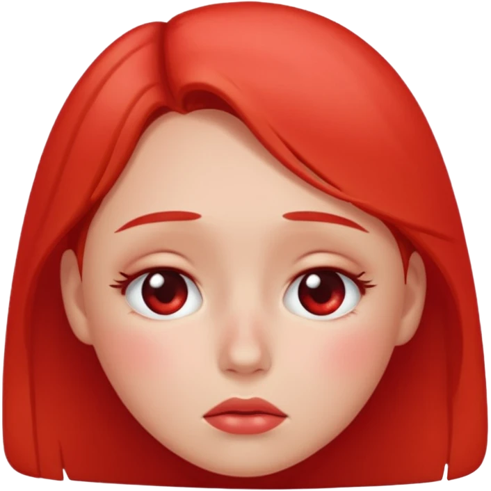 Teary eyes and blushing  emoji