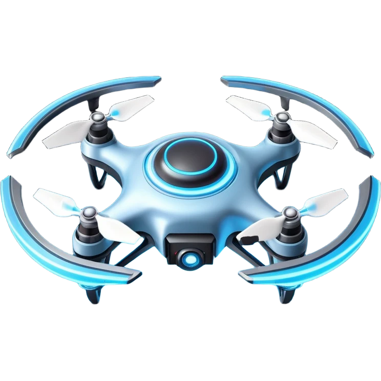 advanced space survey drone object icon, sleek sci-fi drone with holographic scanner, neon blue energy ring, futuristic tech details, 3D cartoon, mobile game icon style, centered, clean background, no text, no watermark
 
 emoji