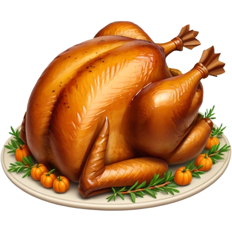 Thanksgiving turkey.  emoji