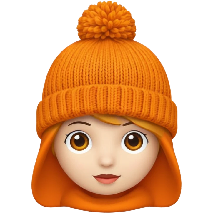 orange hat emoji