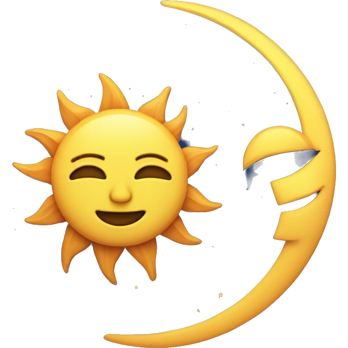 Sun&moon emoji