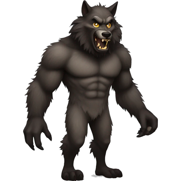 Werewolf Full Body emoji
