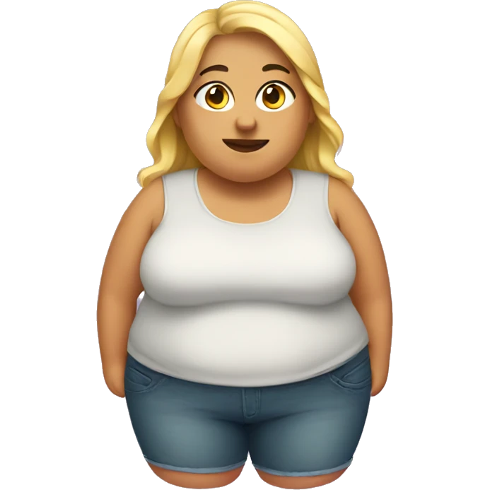 fat girl  emoji