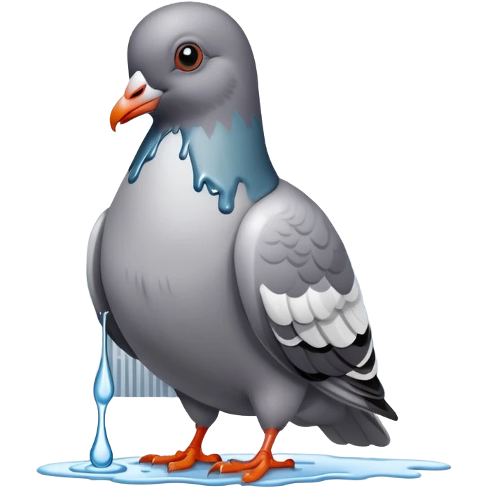 pigeon with drip emoji