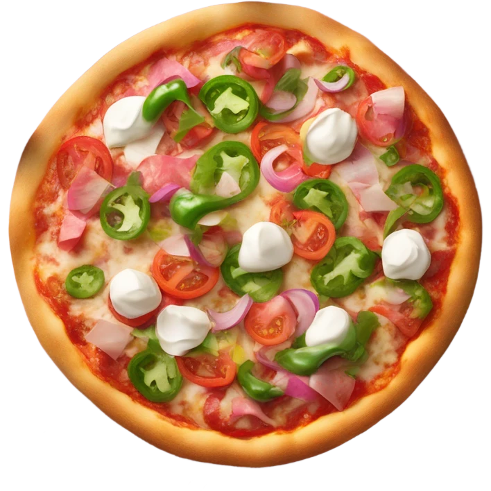 Pink pizza emoji