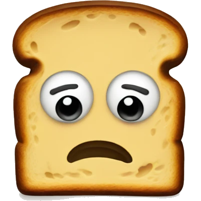 Sad Toast emoji
