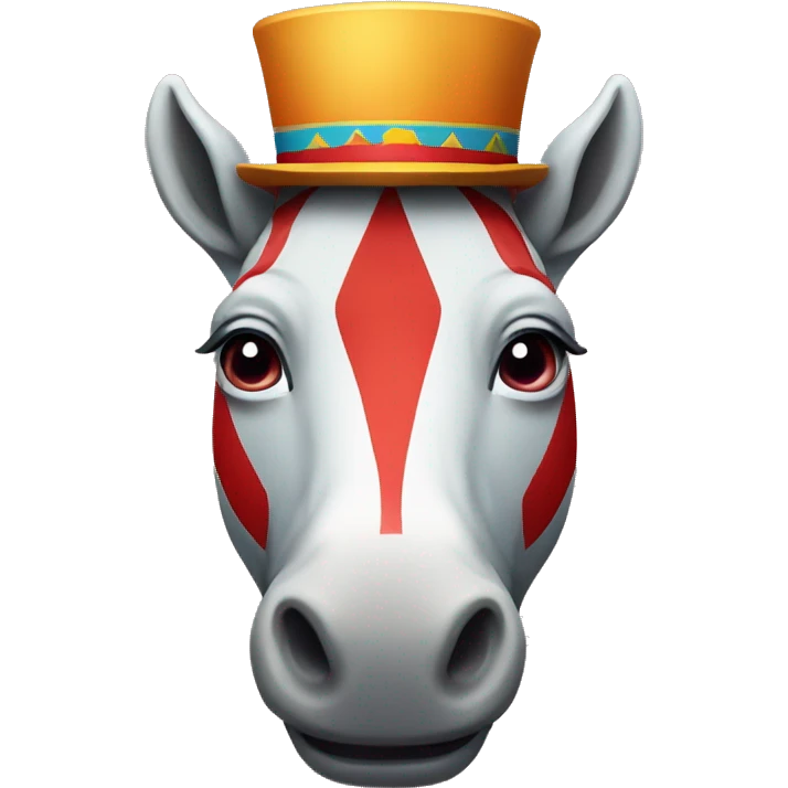 Circus bizon clown horse  emoji